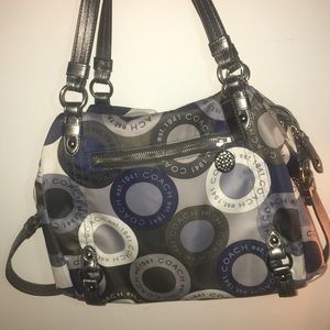 Coach tote bag with crossbody strap